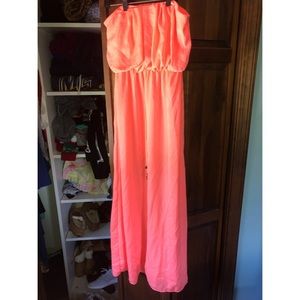 Coral Maxi Dress